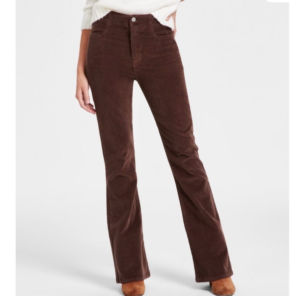 Lucky Brand Stevie High Rise Flare Brown Women's Jeans 12 NWT - Picture 3 of 9